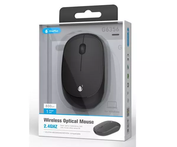 Raton optico inal&aacute;mbrico Sarco G6356 Negro One+
