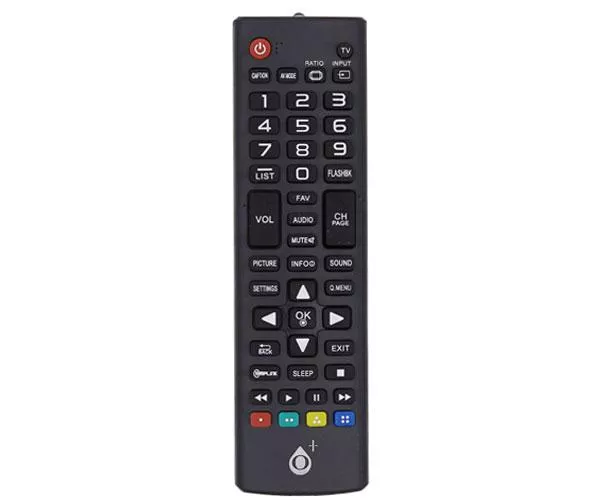 Mando a distancia TV Universal Lg R5631 / Negro / Modelo 2 / One+