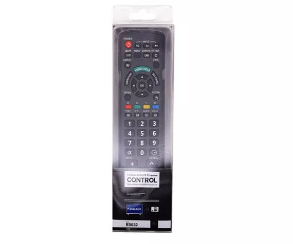 Mando a distancia TV Universal Panasonic R5632 / Negro / One+