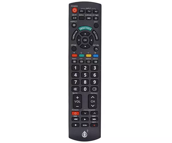 Mando a distancia TV Universal Panasonic R5632 / Negro / One+