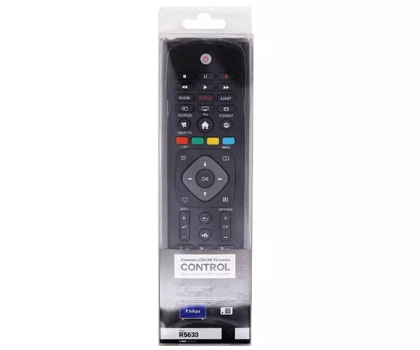 Mando a distancia TV Universal Philips R5633 / Modelo 1 / Negro / One+