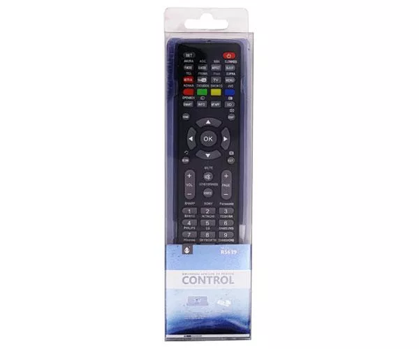 Mando a distancia TV Universal R5639 / Negro / One+