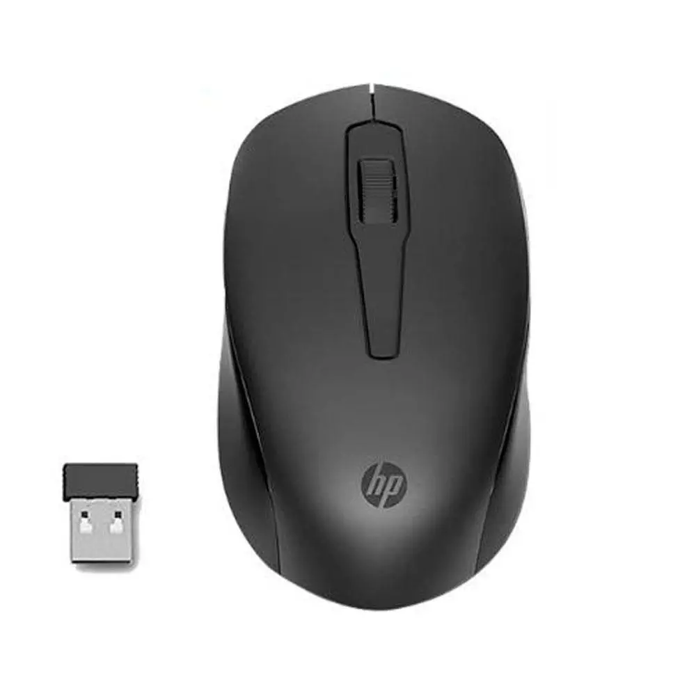 Raton &oacute;ptico inalambrico HP 150 / 1600 Dpi / Ambidiestro / Negro / 2S9L1AA