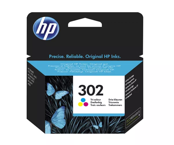 Tinta Original Hp n302 Color f6u65ae / 165 Pag.