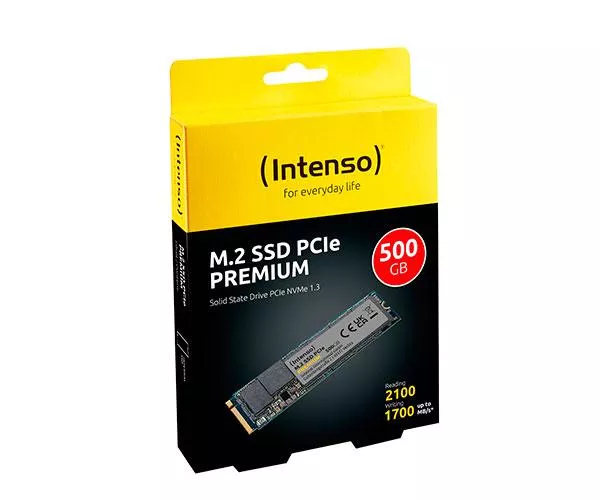 Disco Duro SSD M.2 Nvme Intenso Premium / 500Gb / M.2 2280 / 2100-1700 MB/s