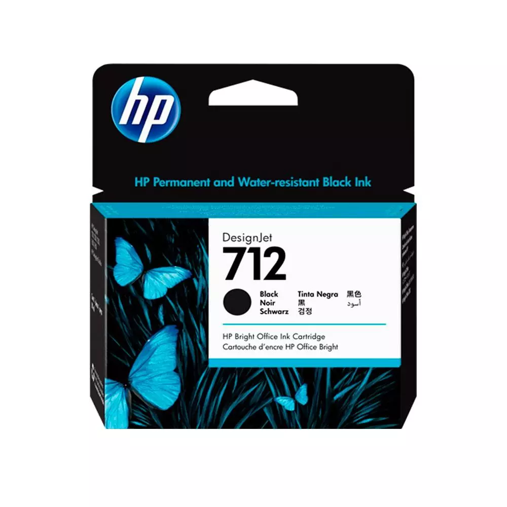 &divide; Cartucho de tinta designjet 712 negro de 80 ml