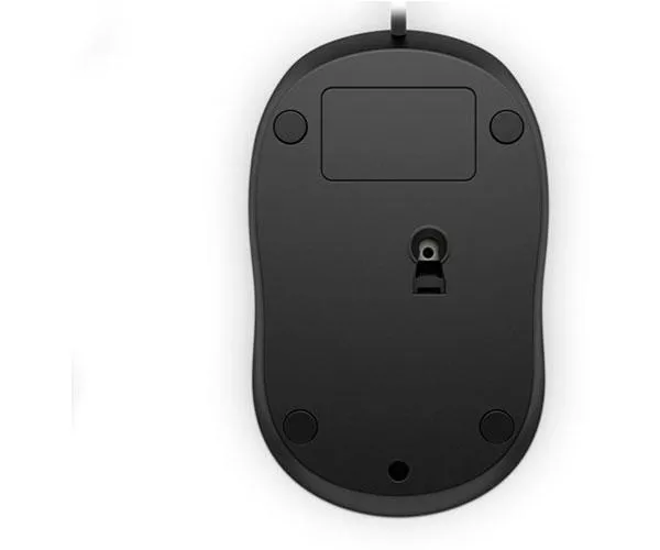 Raton &oacute;ptico Usb HP 1000 / 1200 Dpi / 1.5 m  / Negro / 4QM14AA