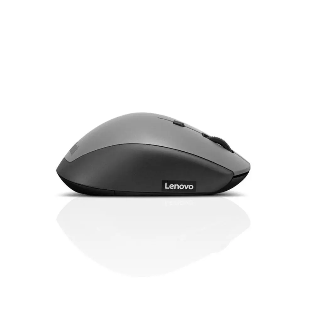 Raton Inalambrico Lenovo Thinkbook Ergon&oacute;mico / 7 botones / 2400dpi / Plata -  Negro / 4Y50V81591