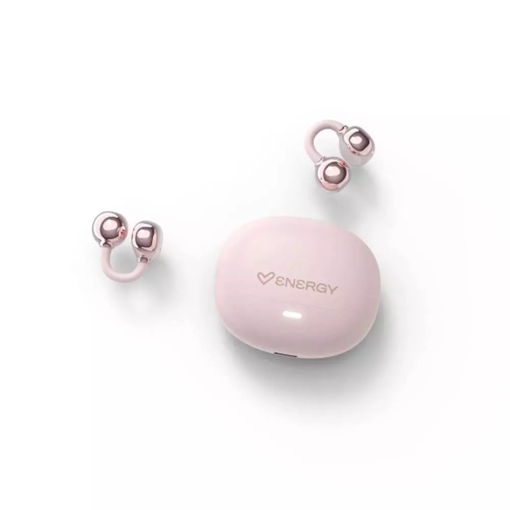 Auriculares Bluetooth Energy Sistem StreetPods Open Sound / BT6.0 / 20h Bateria / Microfono integrado / Dise&ntilde;o Curvado / Rosa / 501298