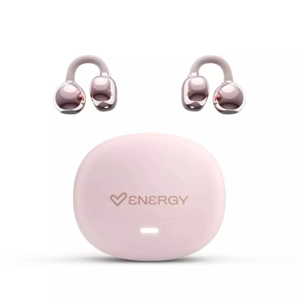 Auriculares Bluetooth Energy Sistem StreetPods Open Sound / BT6.0 / 20h Bateria / Microfono integrado / Dise&ntilde;o Curvado / Rosa / 501298
