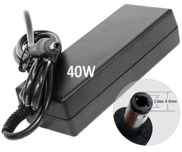 Cargador compatible para port&aacute;til ASUS / LENOVO / LG / MSI 40W 20V 2A 5.5x2.5 mm Dayma