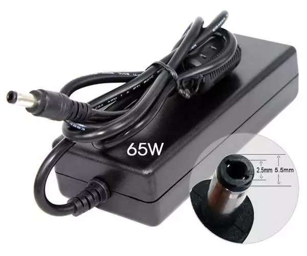 Cargador compatible para port&aacute;til FUJITSU 65W 20V 3.25A 5.5x2.5 mm Dayma