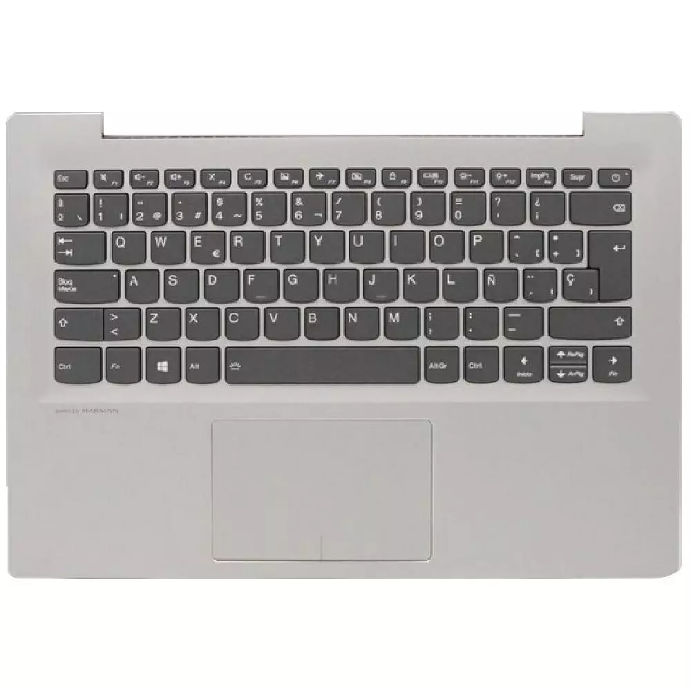 Top case + Teclado compatible para port&aacute;til LENOVO 520S-14IKB Plata