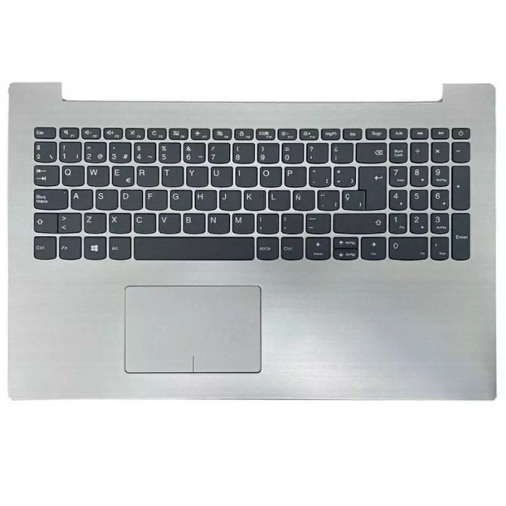 Top case + Teclado compatible para port&aacute;til LENOVO 320-15IKB Plata