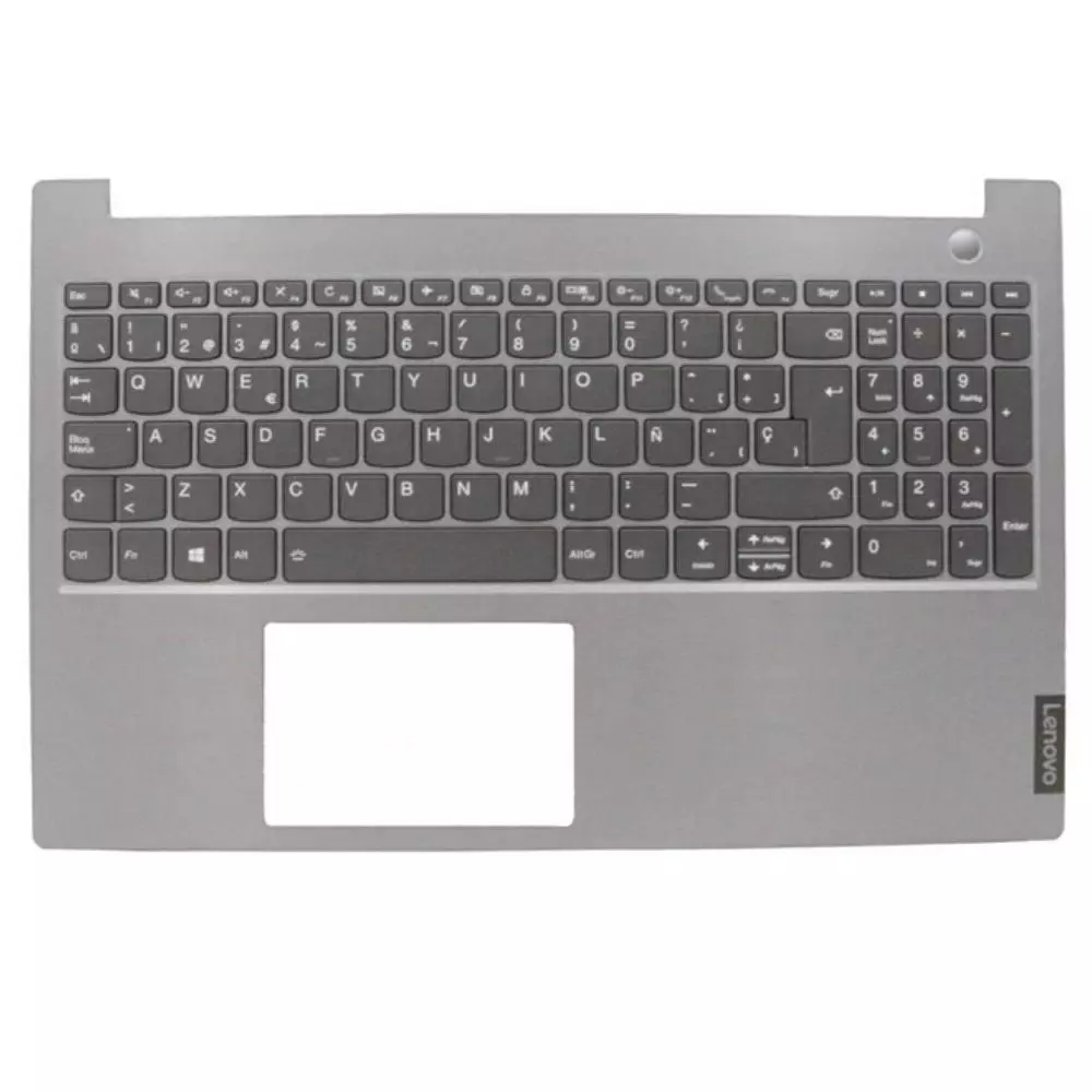 Top case + Teclado compatible para port&aacute;til LENOVO 15-IML Plata