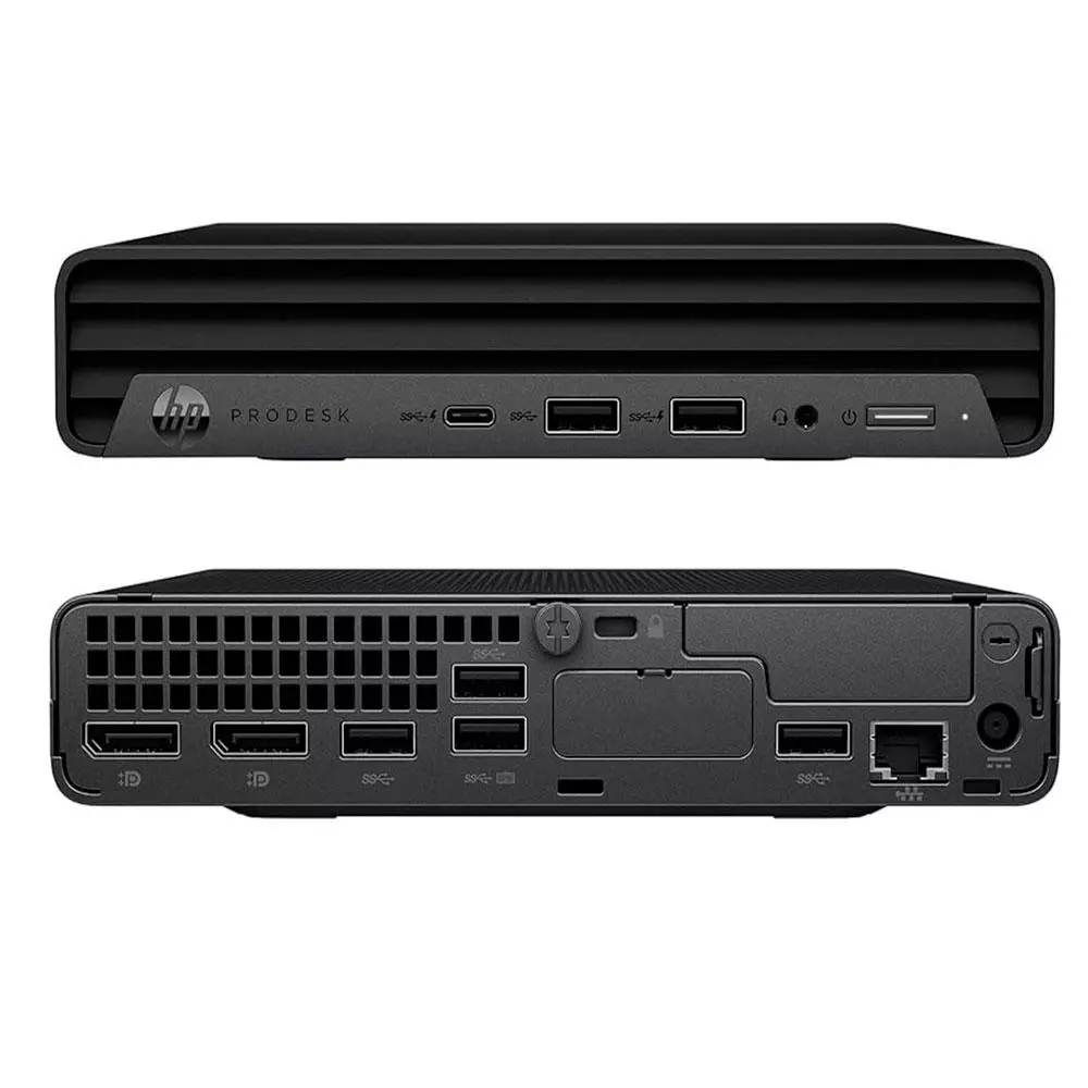 Ordenador Reacondicionado MINI HP 600 g6 / i7-10th / 16Gb / 512Gb NVME / Win 11 Pro / Sin cable trebol / Grado A / Con VGA