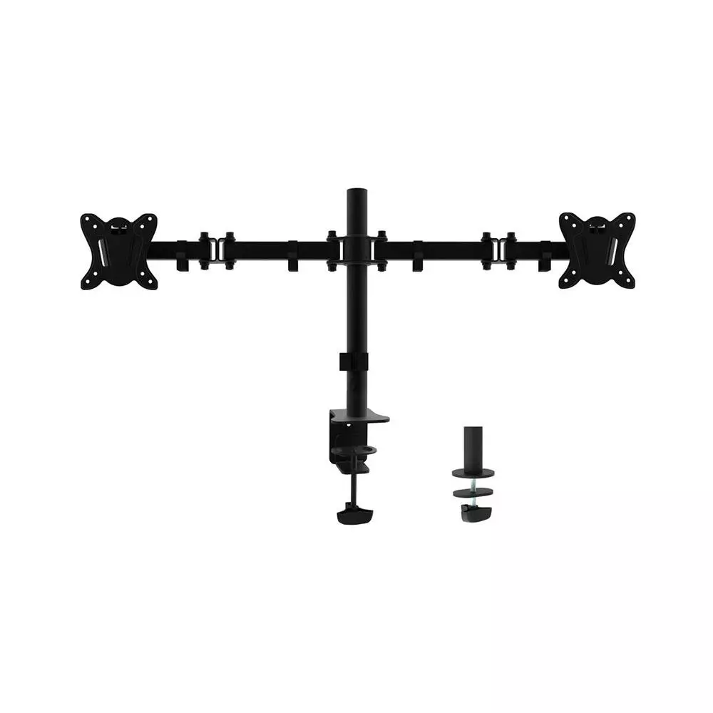 &divide; Soporte de mesa equip 650152 para 2 pantallas 13"-32" de brazo inclinable y giratorio 360? max. vesa