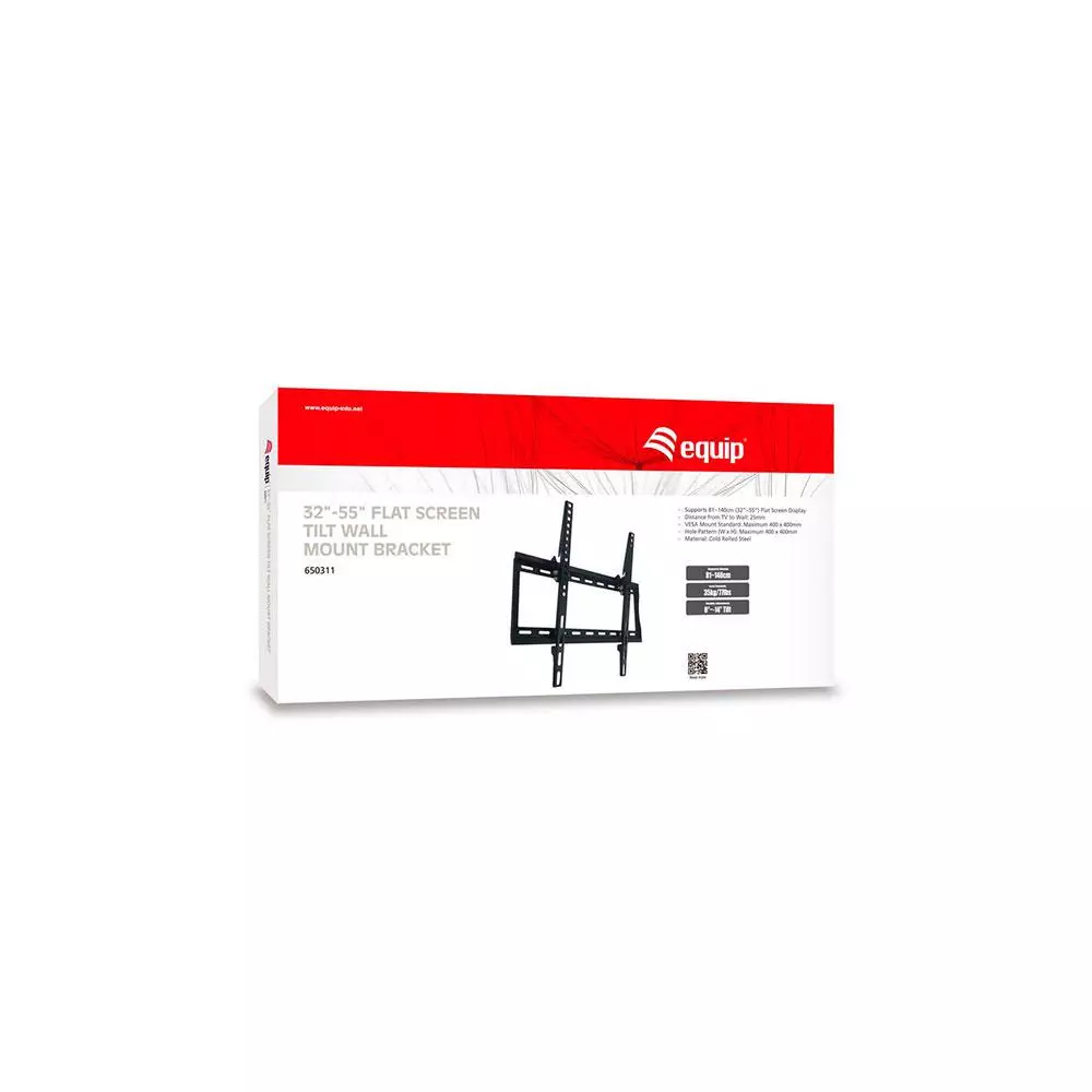 Soporte de pared Tv 32-55" / Inclinable / Equip 650311
