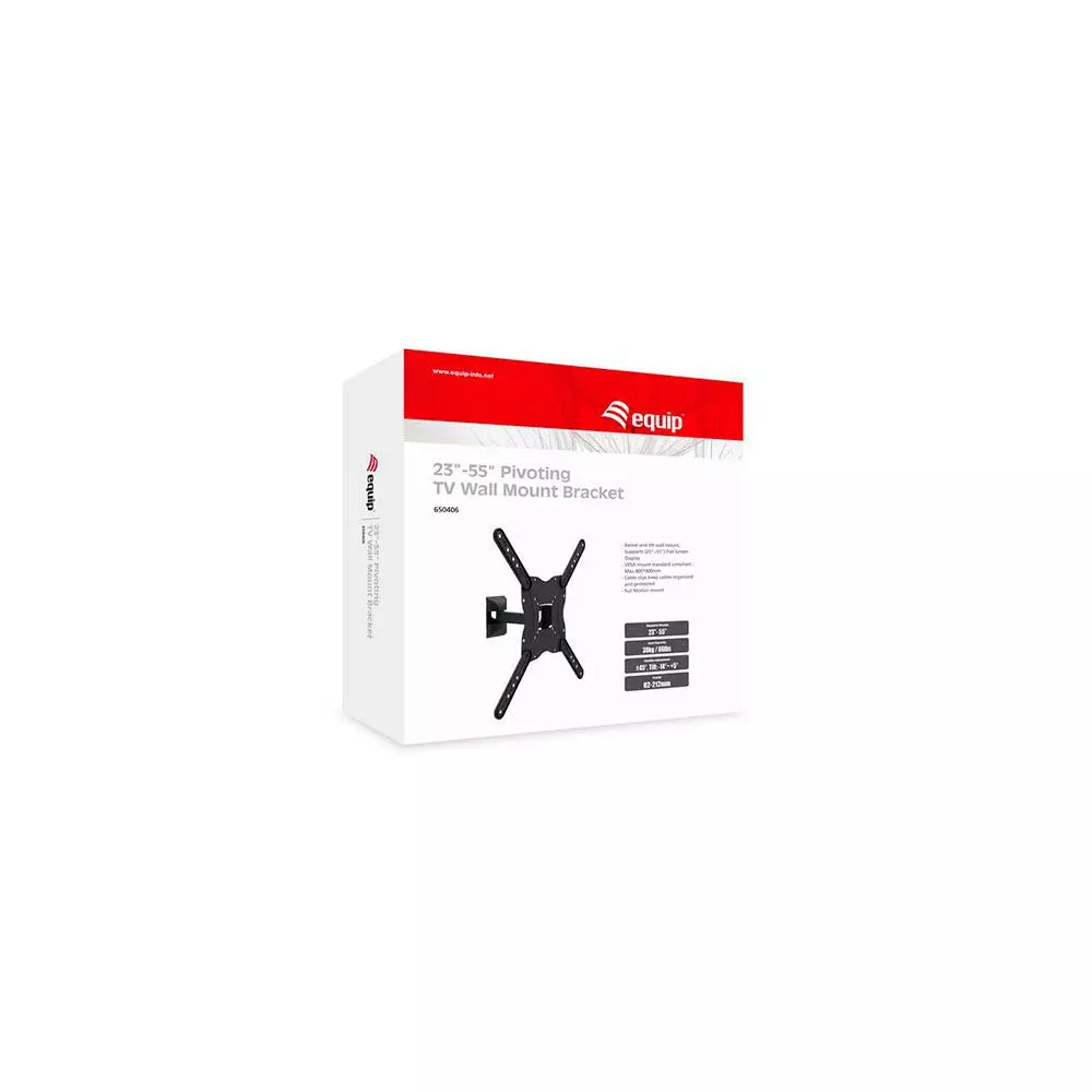 Soporte de pared Tv 13-55" / Brazo Inclinable Y Giratorio / Equip 650406