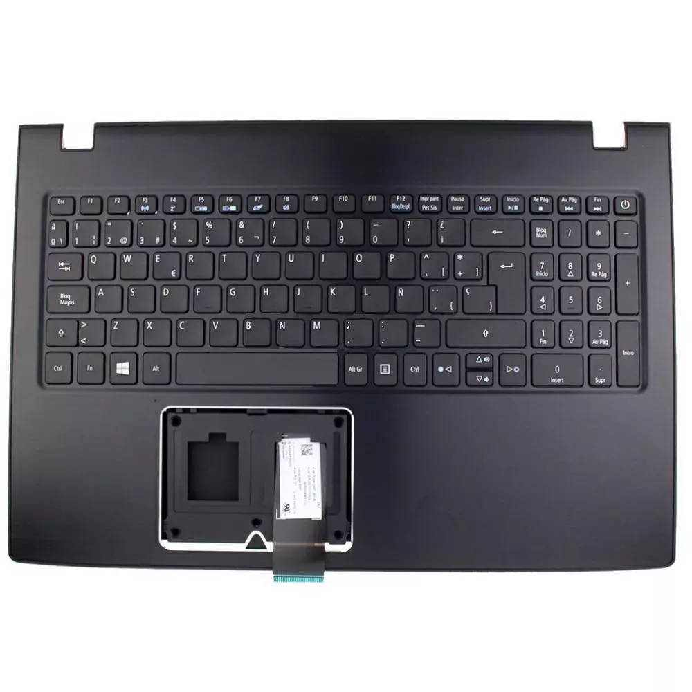 Top case + Teclado compatible para port&aacute;til ACER E5-523 Negro