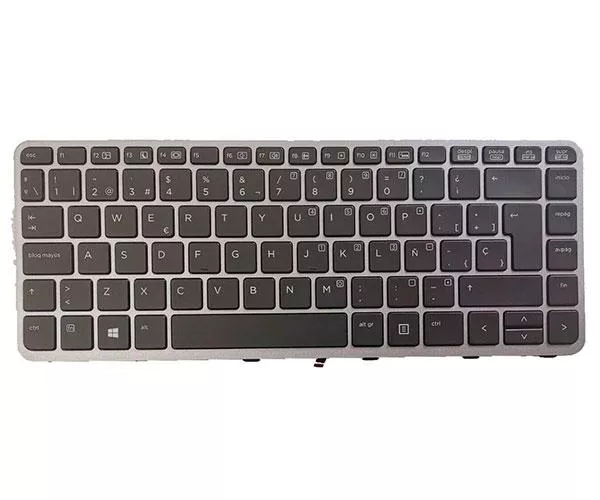 Teclado compatible para port&aacute;til HP Compaq Elitebook 1040 G1 / Negro / 736933-071