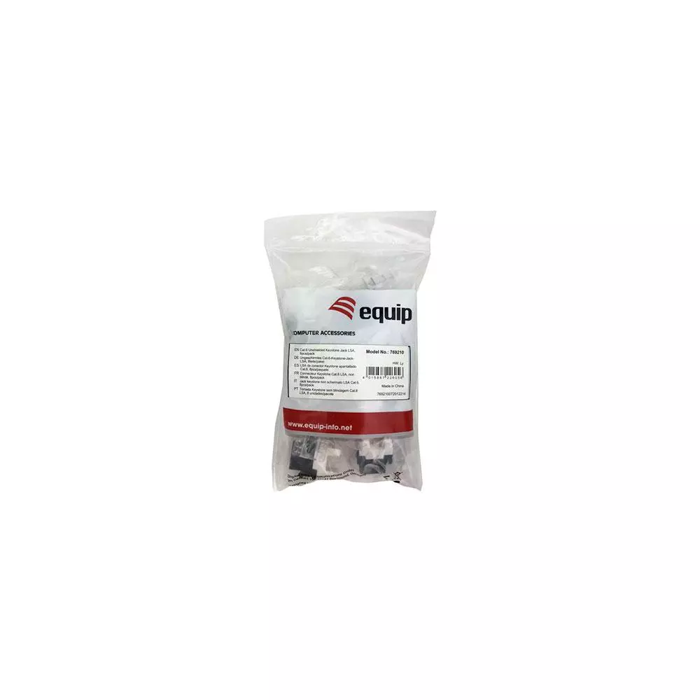&divide; Kit 8 uds conector hembra rj45 utp cat6 panel keystone