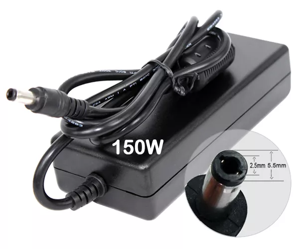 Cargador compatible para port&aacute;til ACER / ASUS / TOSHIBA 150W 19V 7.9A 5.5x2.5 mm Dayma