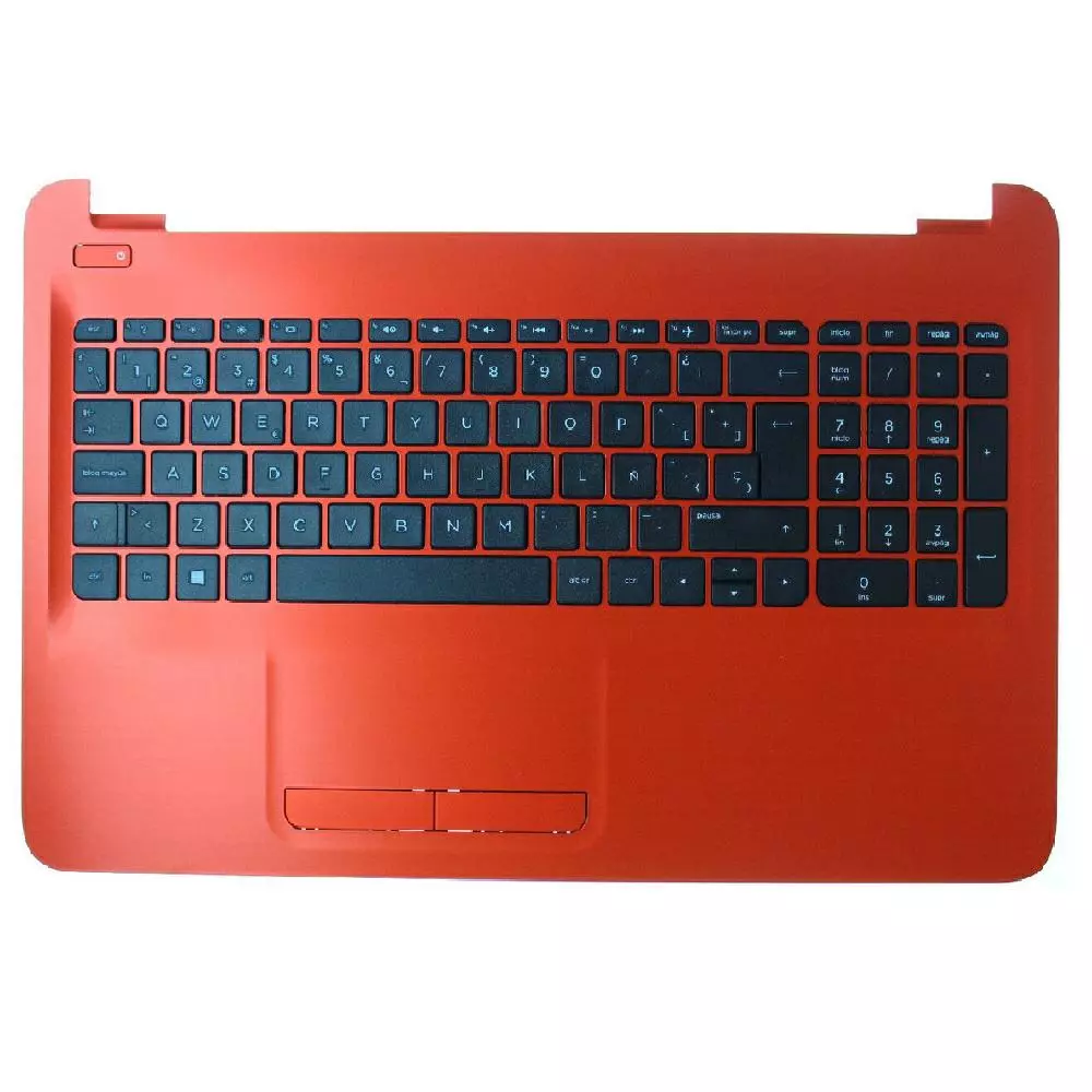 Top case + Teclado compatible para port&aacute;til HP 15-AY / 15-BA Rojo