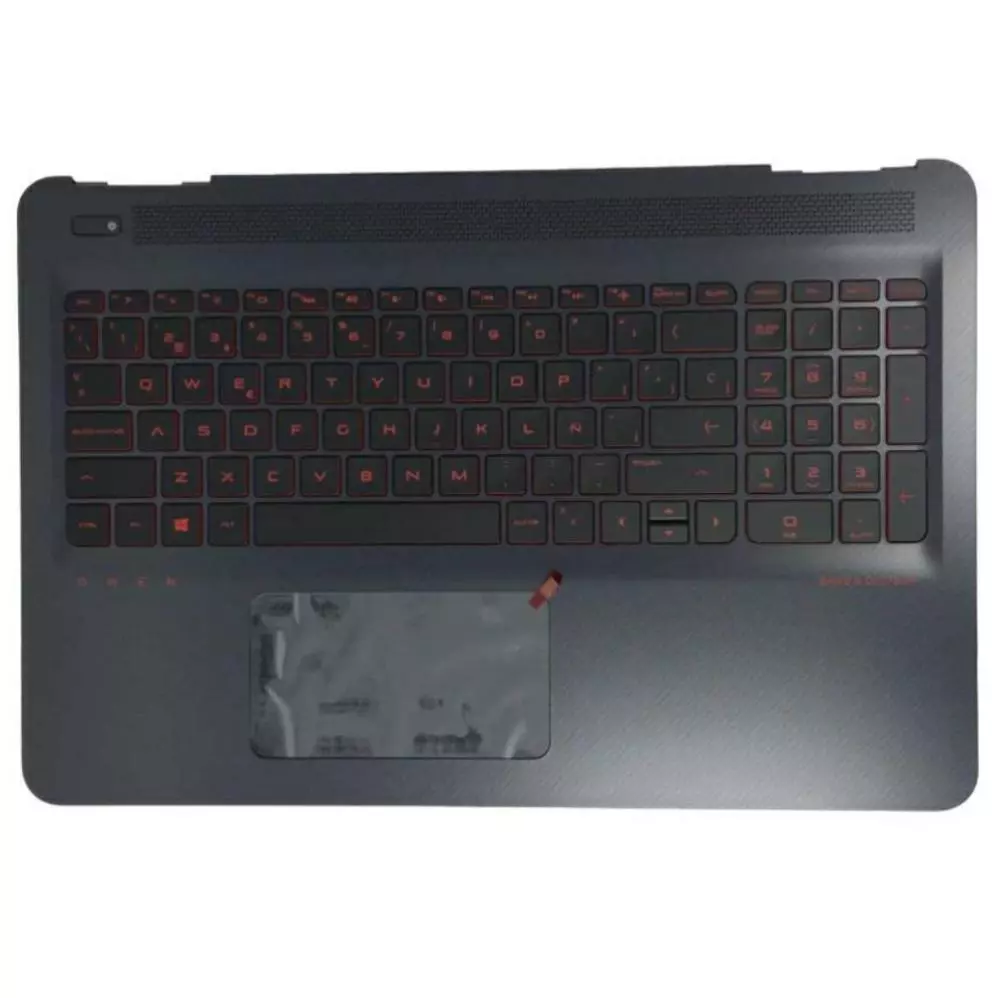 Top case + Teclado compatible para port&aacute;til HP Omen 15-AX Negro