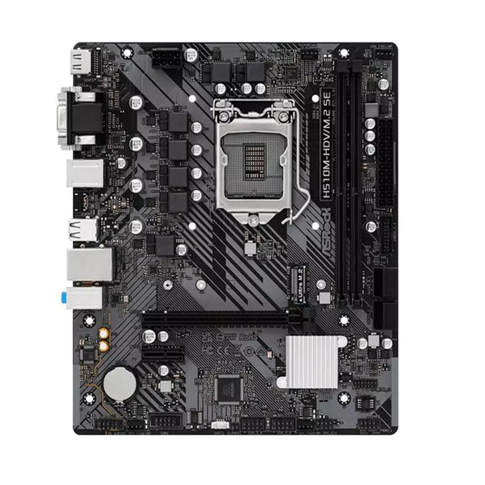 Placa base Asrock H510M-HDV/M.2 SE / Socket 1200 / Micro ATX / 2x DDR4 / 90-MXBM00-A0UAYZ