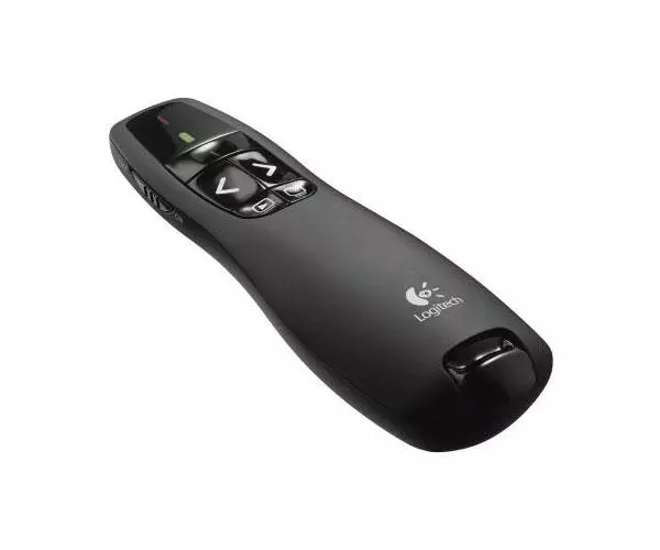 Mando Wireless Inal&aacute;mbrico Logitech R400 Profesional Presenter Puntero Laser / 15 Metros / 2.4Ghz / 910-001356