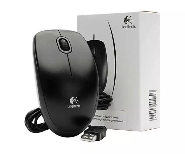 Raton &oacute;ptico USB Logitech B100 Negro oem / 910-003357