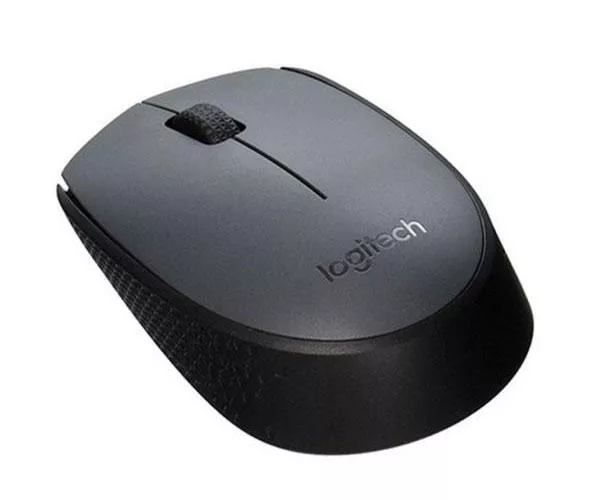 Raton &oacute;ptico inal&aacute;mbrico Logitech M170 Negro - Gris Oscuro / 910-004642