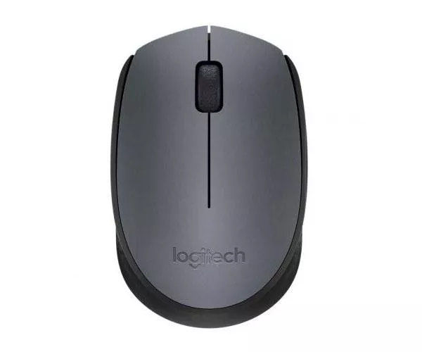 Raton &oacute;ptico inal&aacute;mbrico Logitech M170 Negro - Gris Oscuro / 910-004642