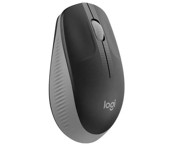 Raton &oacute;ptico inal&aacute;mbrico Logitech M190 Negro-Gris / Tama&ntilde;o normal 910-005906
