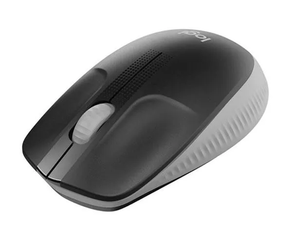 Raton &oacute;ptico inal&aacute;mbrico Logitech M190 Negro-Gris / Tama&ntilde;o normal 910-005906