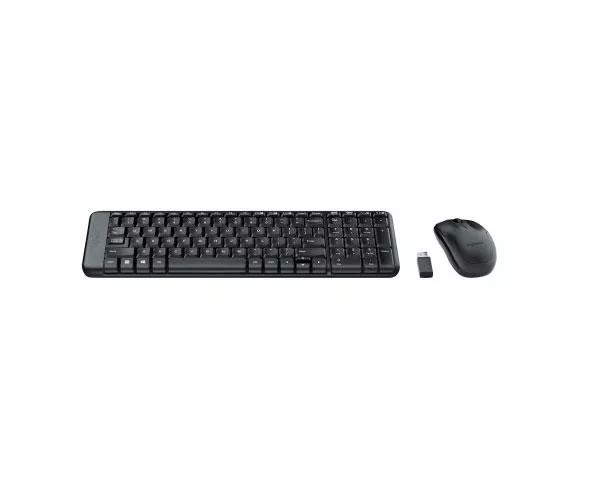 Combo Teclado + Raton Inal&aacute;mbrico Logitech MK220 Negro / 920-003159