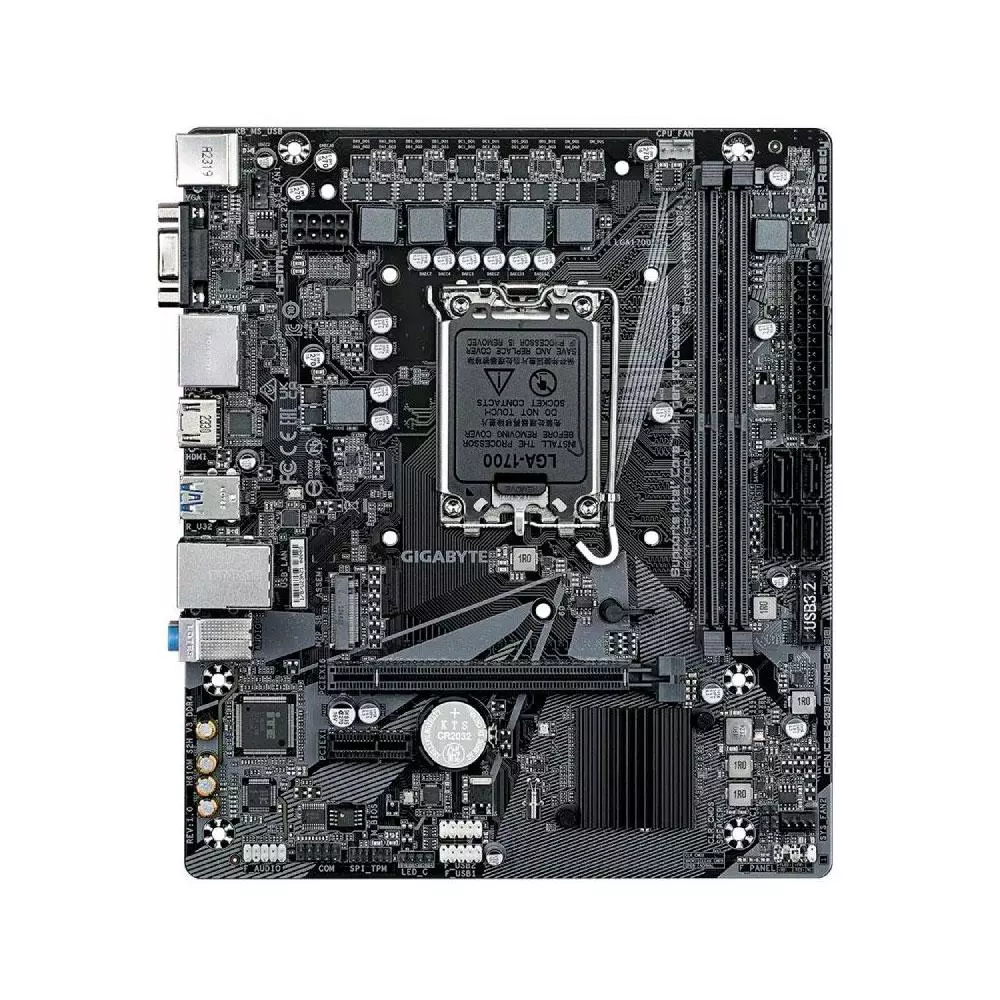 Placa base Gigabyte H610M S2H V3 / Socket 1700 / M-ATX / 2x DDR4 / M.2 / Hdmi-Vga-Dvi-Dp