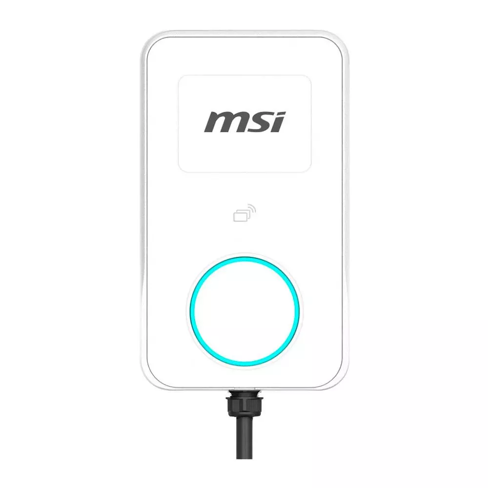 Cargador Coche El&eacute;ctrico MSI EVSE EZwall Life Max Gris 22kW Monof&aacute;sico y Trif&aacute;sico / 9S6-C80111-055