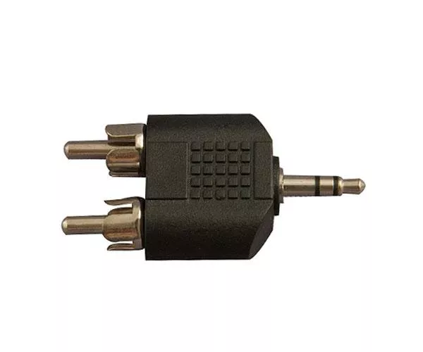 Adaptador Jack 3.5mm Macho a 2x Rca Macho / A-458 / Gembird