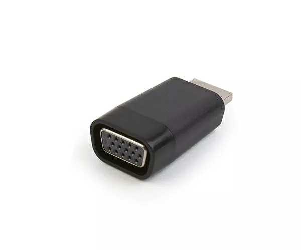 Adaptador HDMI a VGA Slim + audio Jack 3.5mm / Gembird a-hdmi-vga-02 / Negro