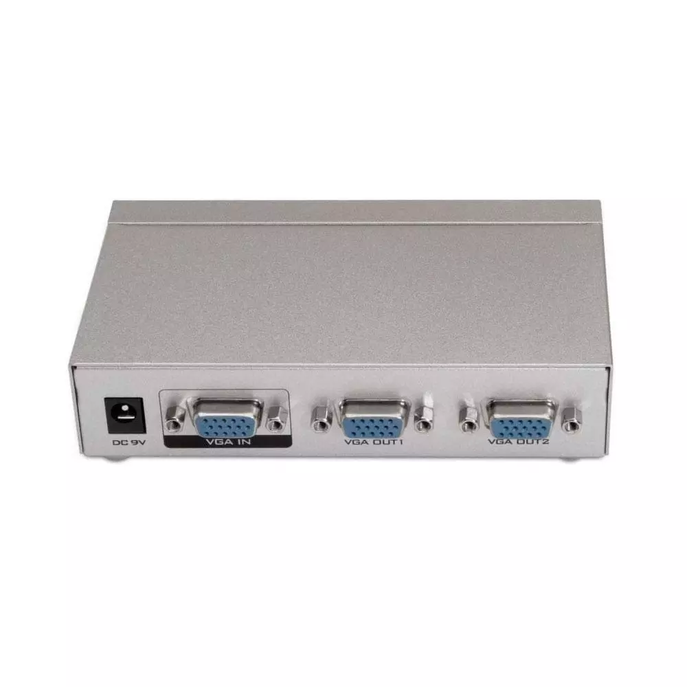 Splitter VGA 2 monitores x 1 pc con alimentacion / Aisens / A116-0084