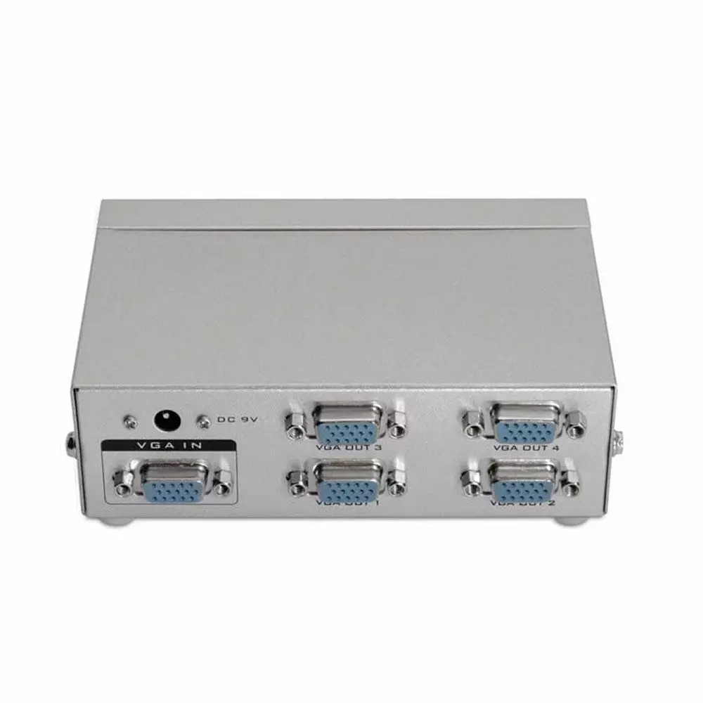 Splitter VGA 4 monitores x 1 pc con alimentacion / Aisens / A116-0085