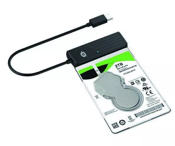 Cable adaptador Type-C 3.2 a Sata / SSd - Hdd 2.5 / Conceptronic ABBY02B