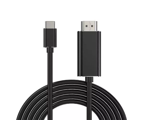 Cable de Video Type-c Macho a Hdmi Macho / 2 Metros / 4K / Negro / Conceptronic ABBY04B