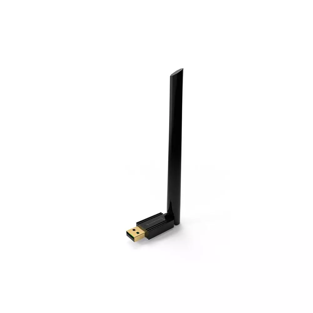 Adaptador Usb Mini Bluetooth 5.3 / Hasta 100m / Hasta 5 Dispositivos / Con Antena / Conceptronic / ABBY17B