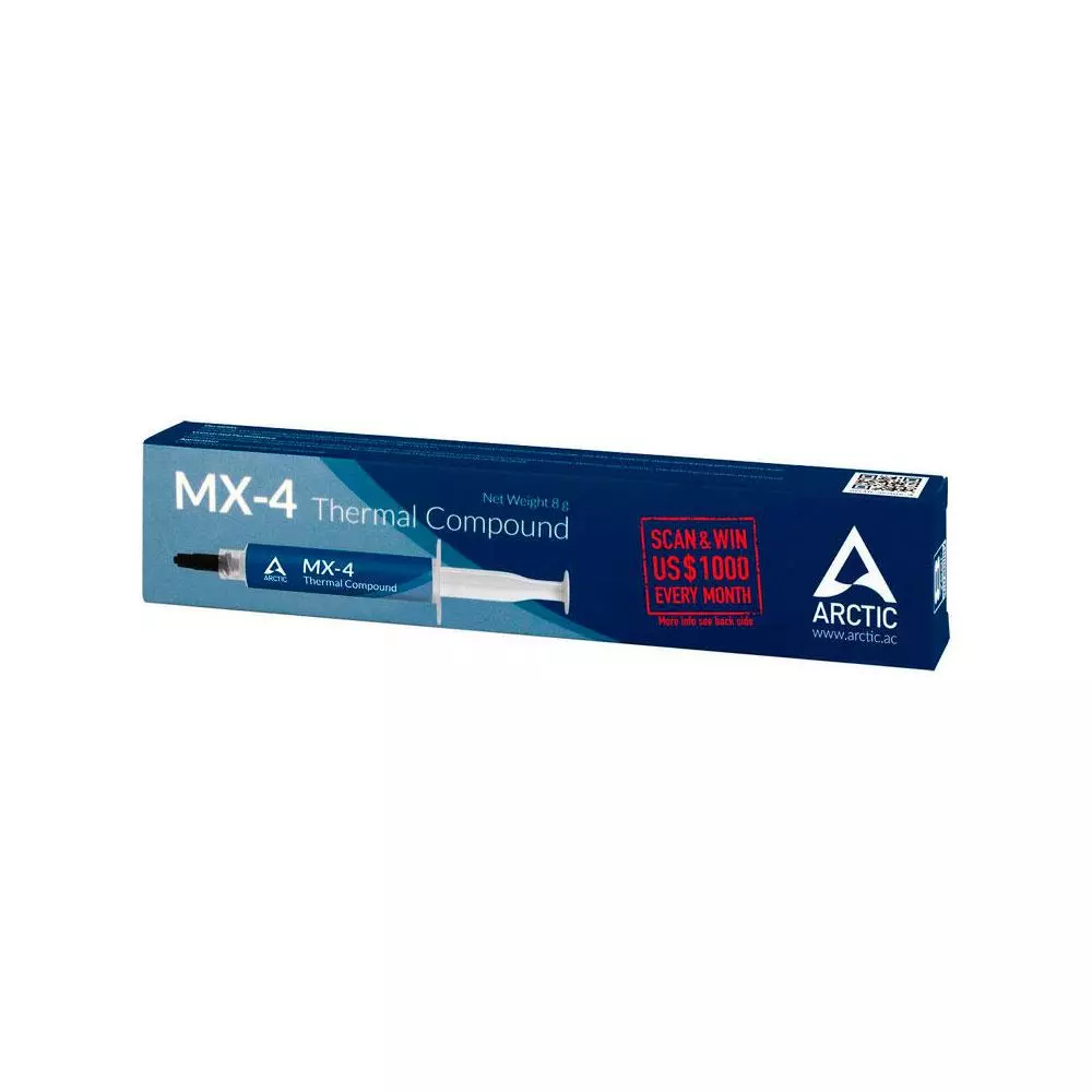 Pasta termica Arctic MX-4 / 20gr / Alto Rendimiento / 8,5 W/m / ACTCP00001B