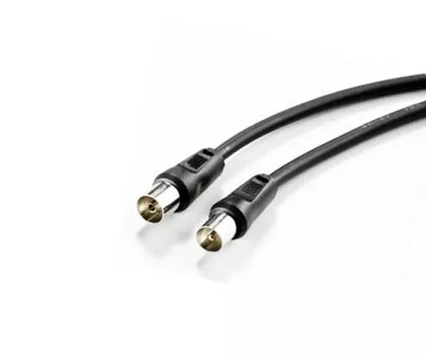 Cable antena tv 75 ohm M/H 1.8m Nanocable / 10.26.0202