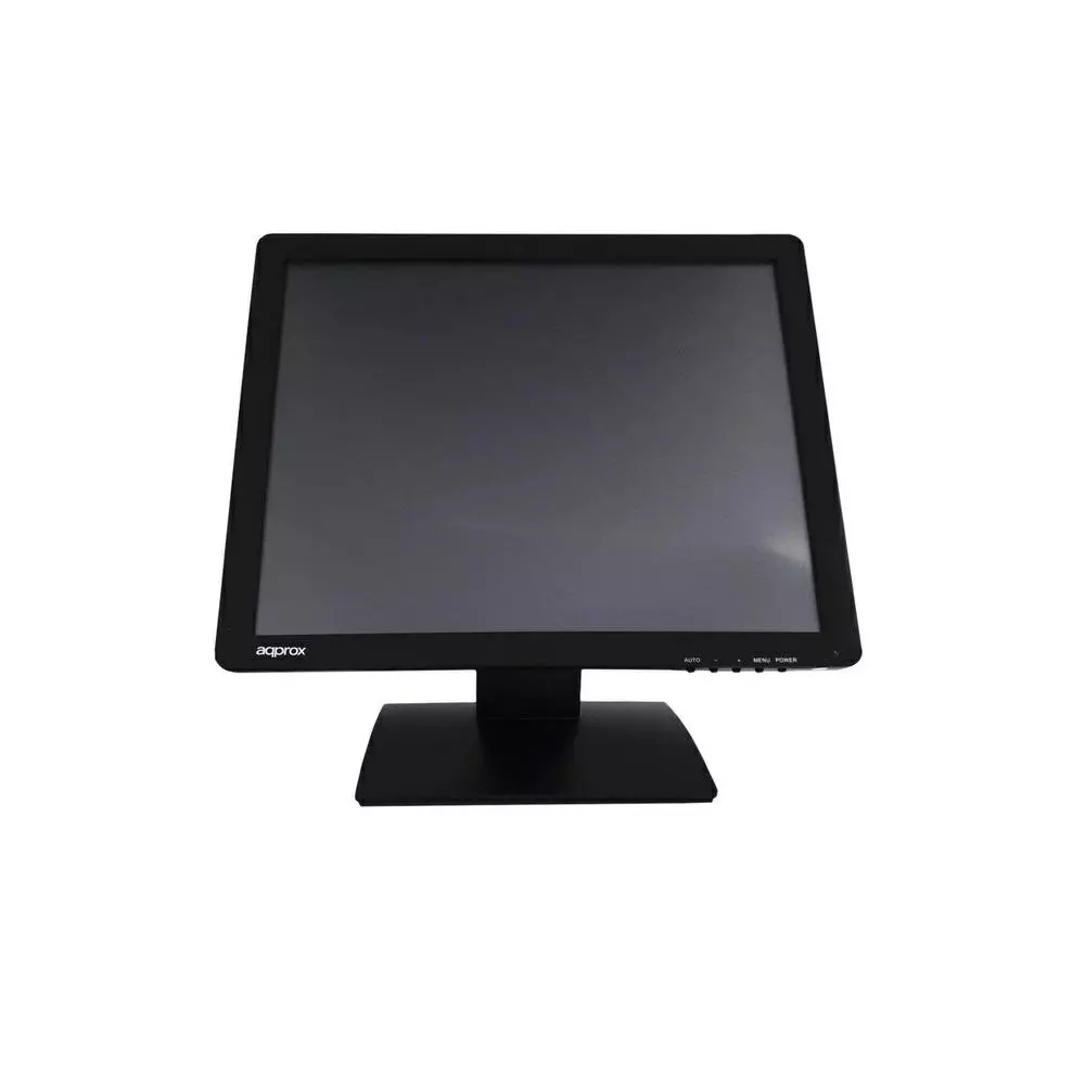 Monitor 17" Tactil Tpv Approx Appmt17w5 / Vga / Usb / 5ms / Inclinable / Base antivibracion / Negro