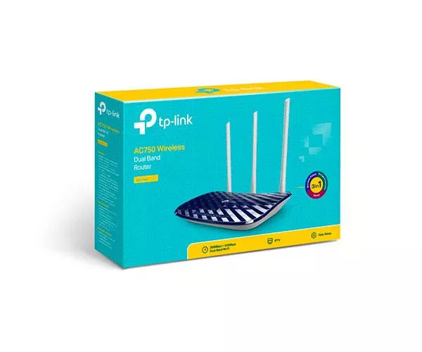 Router Wifi Tp-Link Archer C20 / Ac750 Dual Band / 3 Antenas fijas